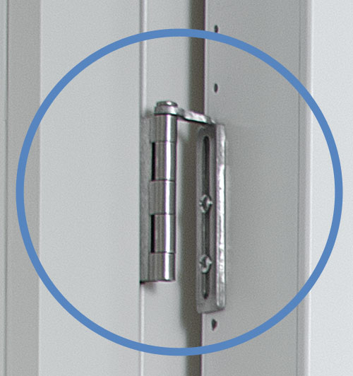 The Cabidor's Patented Hingend is non-destructive.